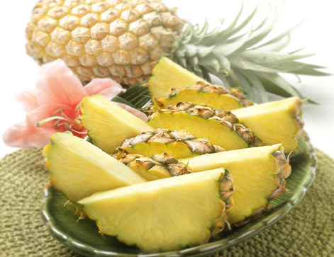 slices of pineapple